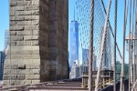 Brooklyn Bridge mit  Lower Manhattan