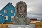 Der Polarforscher Roald Amundsen startete hier mit dem Luftschiff "Norge"